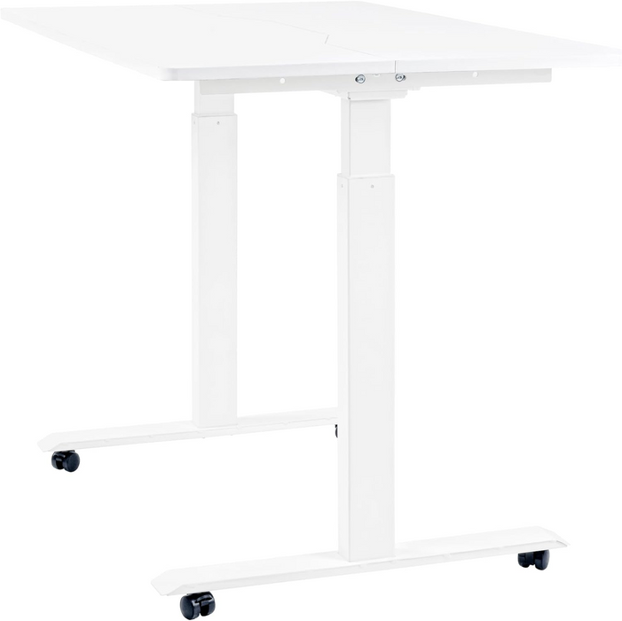 Super Handy GUT151 Standing Desk 48'' x 30'' with Wireless Charging 3 Memory Presets Adjustable Height up to 49'' White New