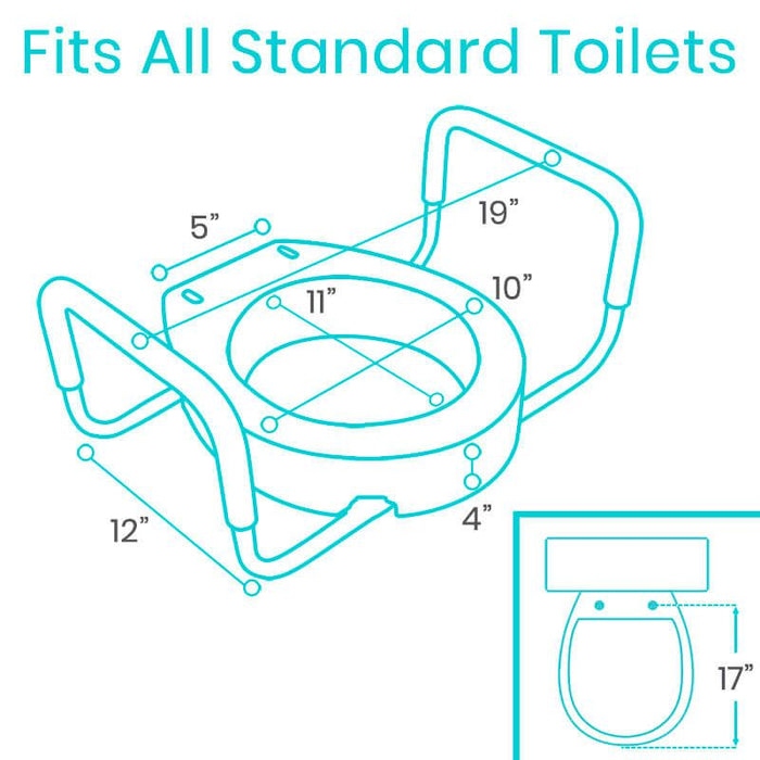 Toilet Seat Riser with Arms - toilet-seat-riser-arms