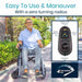 Compact Power Wheelchair - Foldable Long Range Transport Aid - folding-power-wheelchair