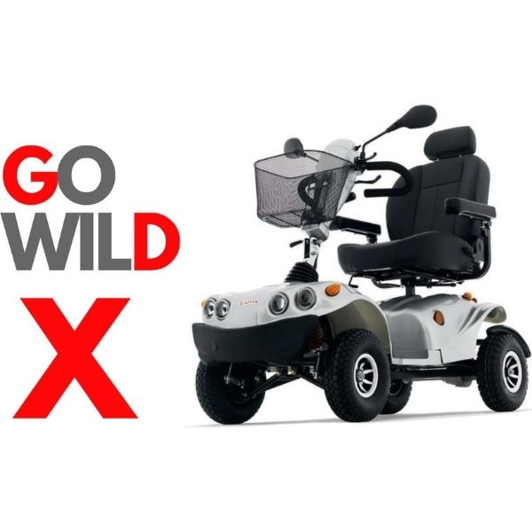 FreeRider GDX All-Terrain Mobility Scooter Silver View