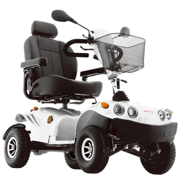 FreeRider GDX All-Terrain Mobility Scooter Silver View