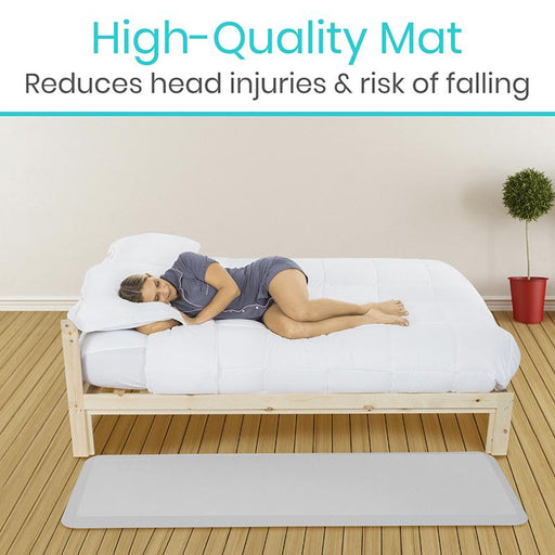 Fall Mat - Reduces Injury Risk - Gray - padded-fall-mat