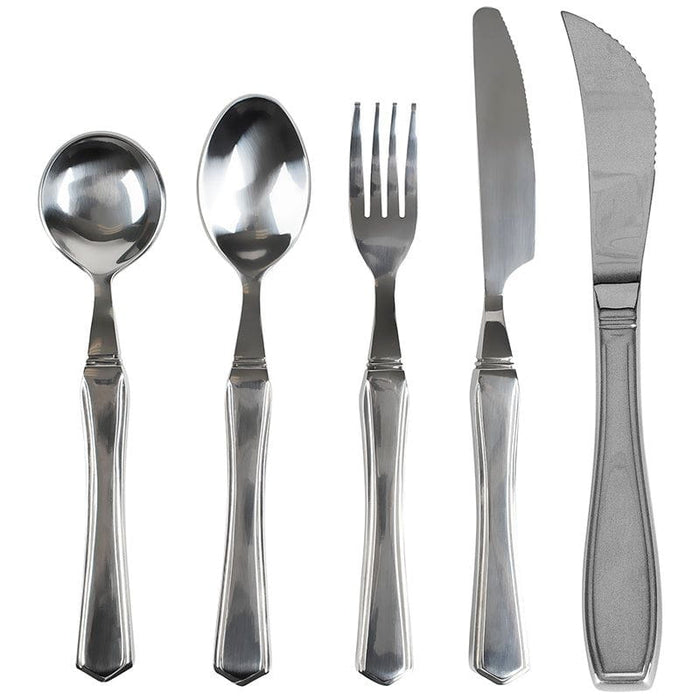 Weighted Utensil Set - Black - weighted-utensil-set