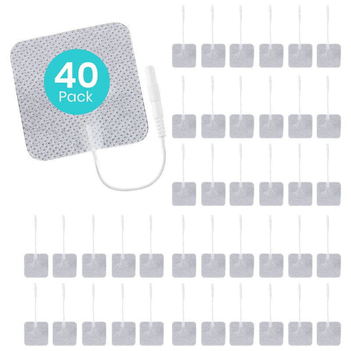 Lead Electrodes (2" x 2") - 10 Sets of 4 - Default Title - electrodes-tens-unit-pads