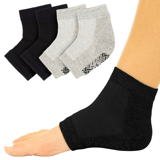 Gel Heel Socks - Small - moisturizing-ankle-socks