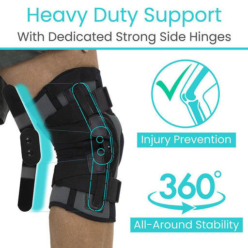 Heavy Duty Hinged Knee Brace - Medium - heavy-duty-hinged-knee-brace