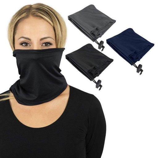 Neck Gaiter - Black Grey Navy - neck-gaiter