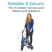 3 Wheel Walker Rollator - Lightweight Foldable Walking Transport - 3-wheel-rollator