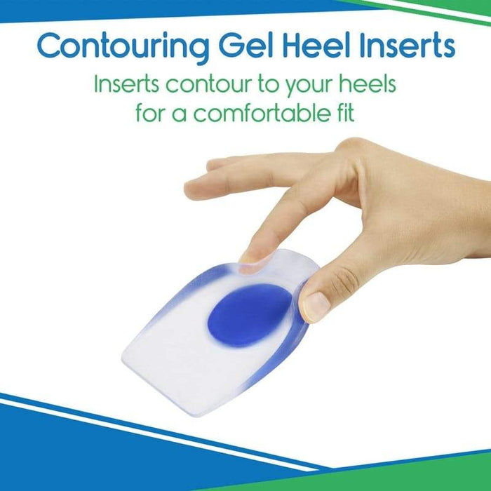 Silicone Heel Cups - US Women's 9-13.5 - gel-heel-cups