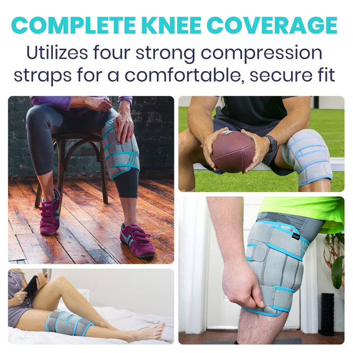 Knee Ice Wrap - Pink - ice-pack-for-knee