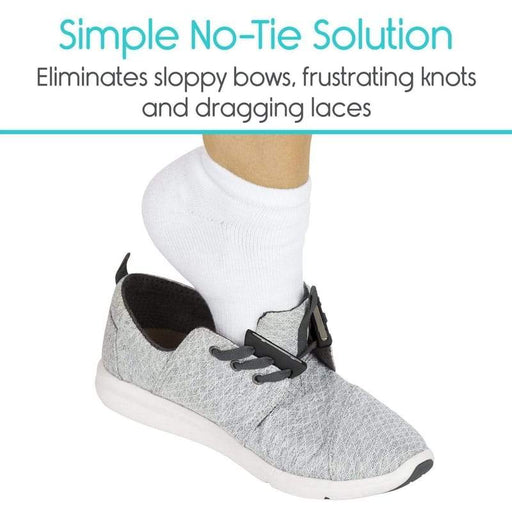 Magnetic Shoe Closures - Gray - magnetic-shoe-laces