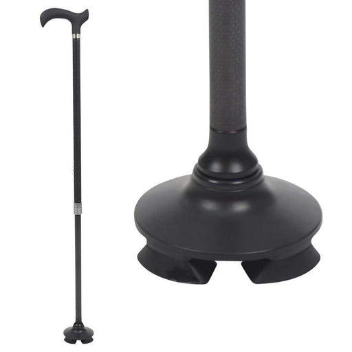 Carbon Fiber Standing Cane - Black - carbon-fiber-standing-cane