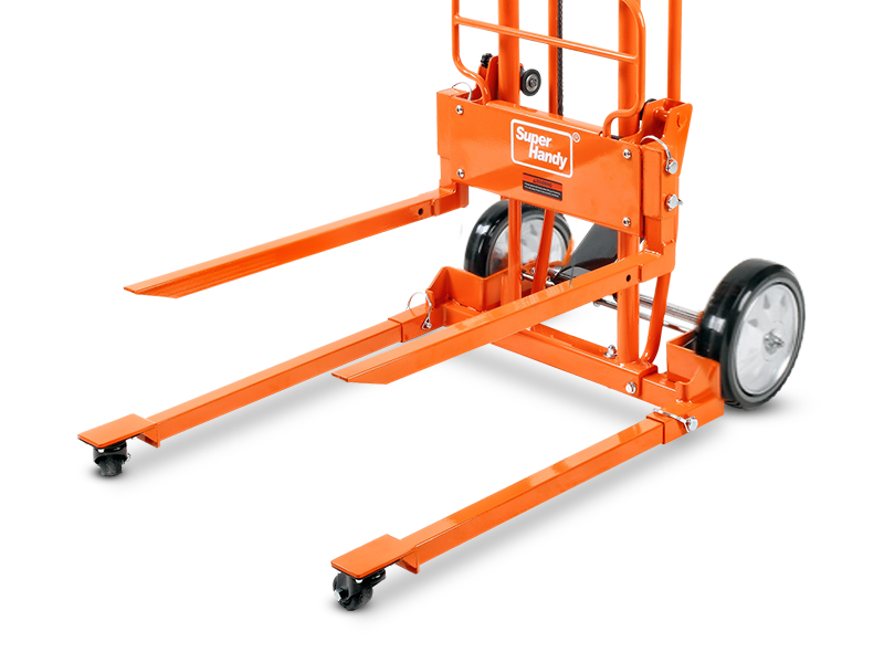 Super Handy Manual Stacker GUO097 330 lbs 40" Max Lift with a Flat Bed New